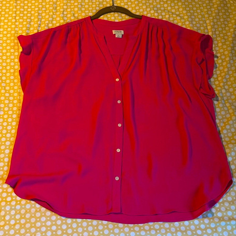 J. Crew Pink Blouse